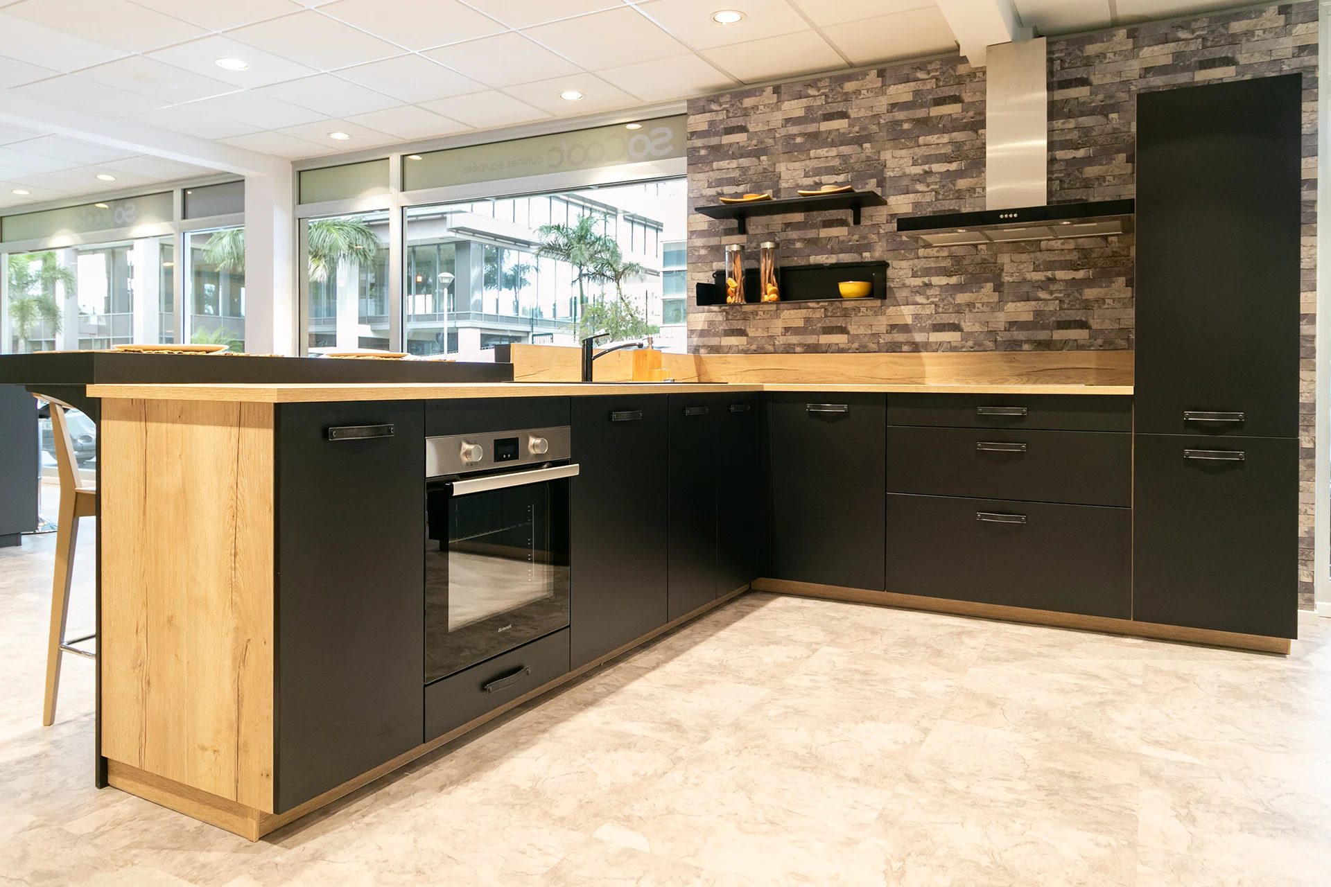 photographie de cuisine dans un showroom Socoo'c